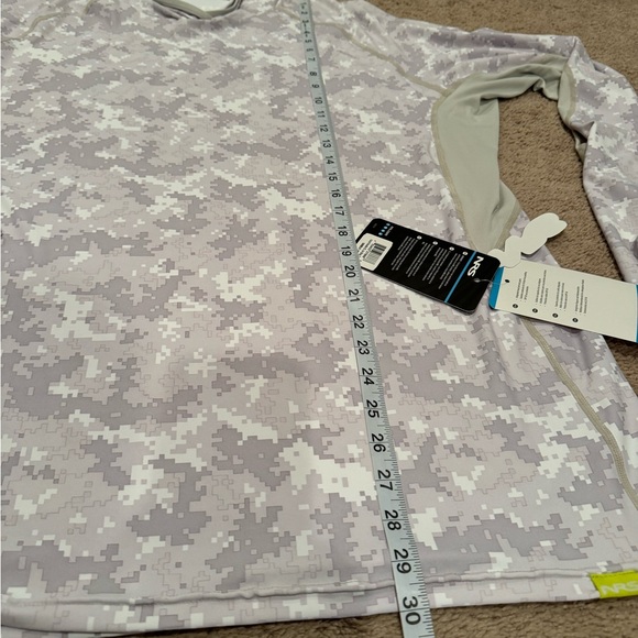 NRS Ice Gray Camo Varial Hoodie - Picture 5 of 11